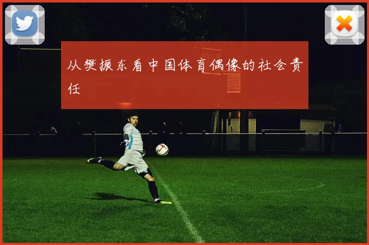 从樊振东看中国体育偶像的社会责任